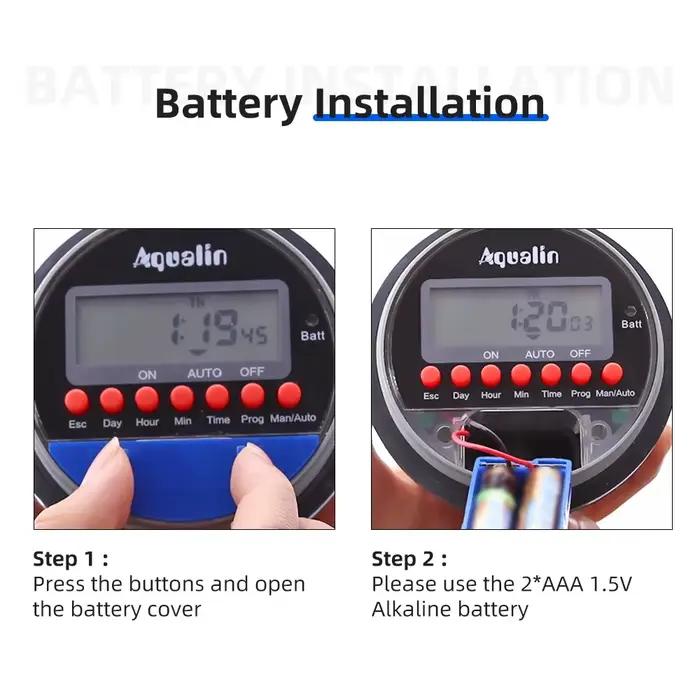 Minuterie d'arrosage électronique avec écran LCD