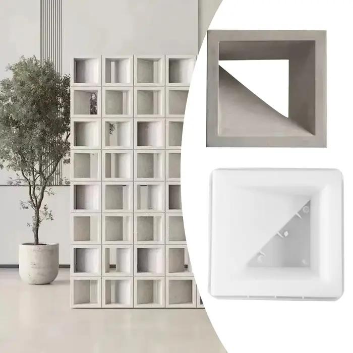 Modèle de fabricant de briques modèle de pierre de jardin modèle de ciment en béton blanc modèle de