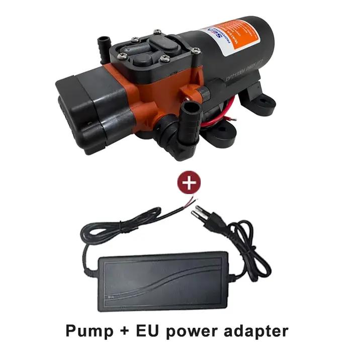Pompe à membrane de surpression pour camping-car