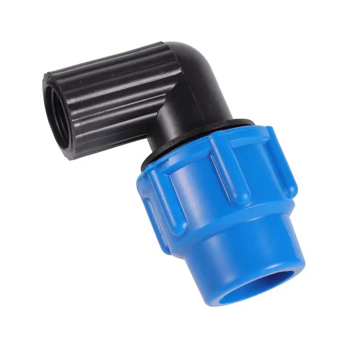Connecteur de réduction en coude pour tuyau PE pour jardin irrigation en plastique résistant aux hautes pressions et aux conditions météorologiques variées occasions de jardinage et de culture