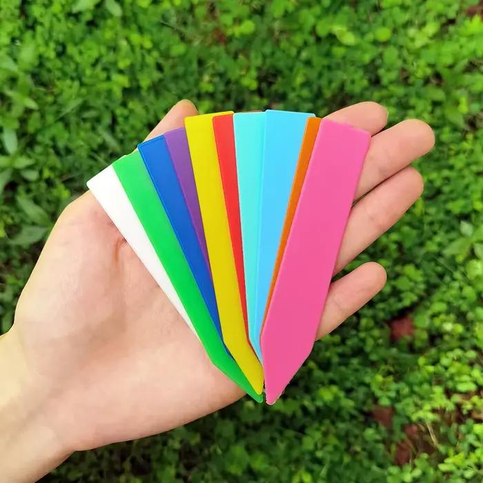 Étiquettes de plantes en plastique réutilisables pour jardin, 30 à 100 pièces, étiquettes de signe d