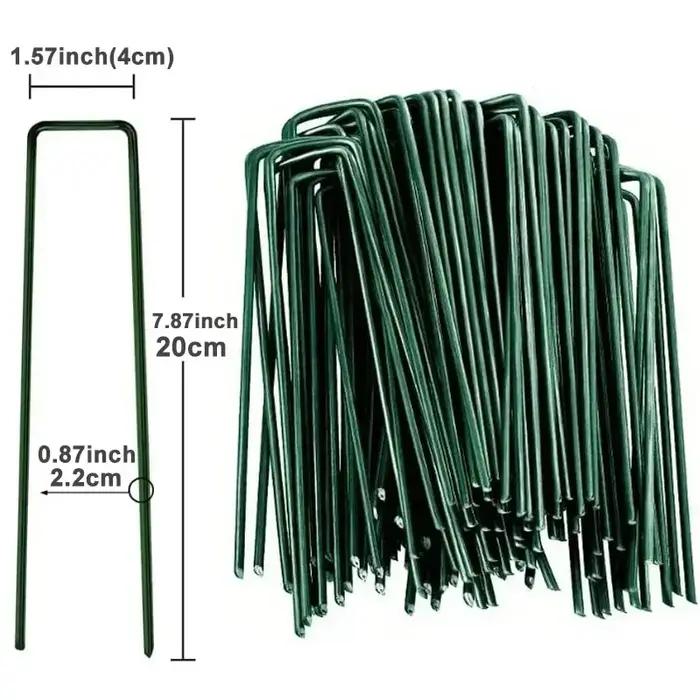 Agrafes de paysage en forme de U en acier inoxydable pour jardinage protection et aménagement paysager occasionnels et spéciaux