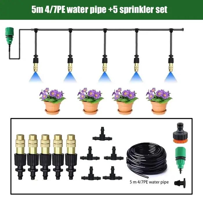 Système d'arrosage automatique par pulvérisation atomisante 5-20M pour l'irrigation agricole et le refroidissement