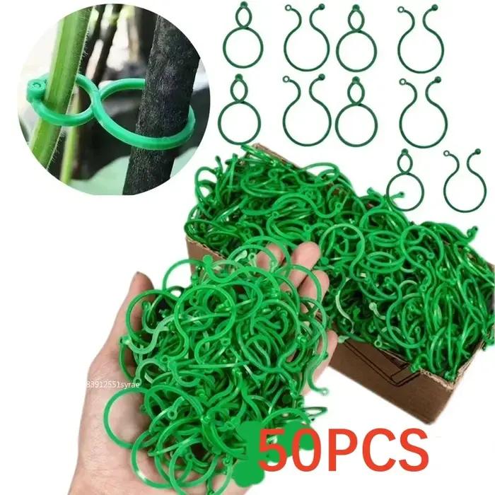 Clips de cerclage de vigne de jardin en plastique