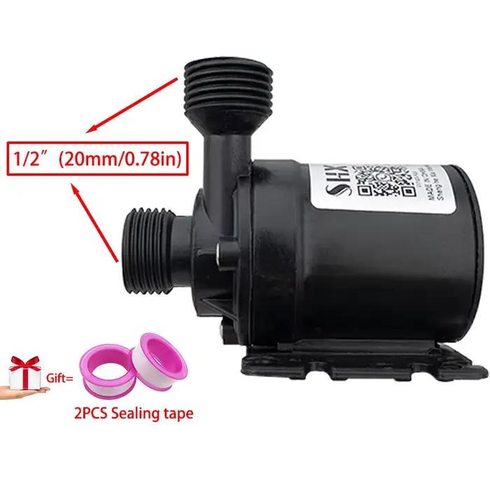 Pompe Submersible silencieuse à moteur sans balais DC12V DC24V 1/2 "800L/H, pompe de surpression de