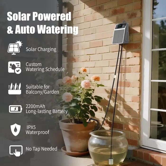Système d'irrigation automatique solaire pour plantes