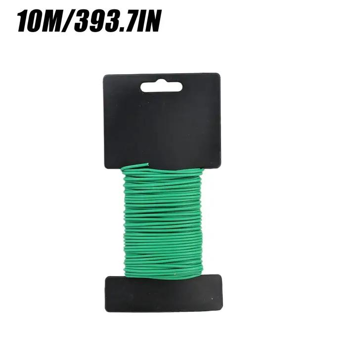 Fil de jardinage vert réutilisable 50/10M – Fil souple pour plantes