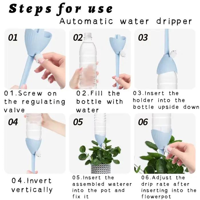 Goutte à goutte paresseux réglable pour usage domestique
