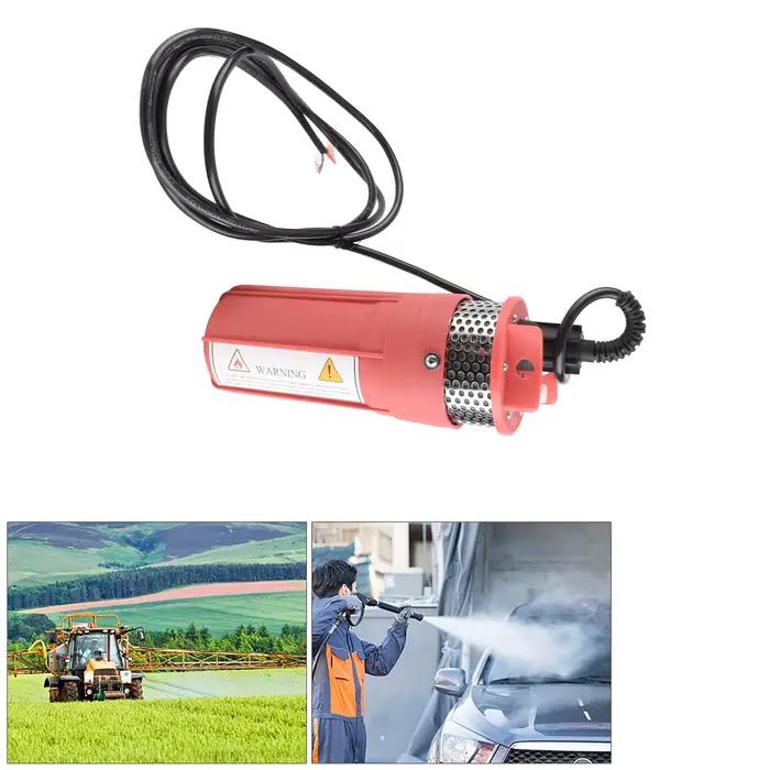Pompe à eau Submersible DC 12V, adoptée, en plastique technique haute résistance, énergie alternative, pompe de puits profond à énergie solaire