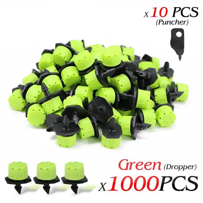 Buse d'arrosage réglable à 8 trous en plastique PP POM ABS pour jardin et plantes en pot haute précision réglage de débit et couleurs variées pour personnaliser votre jardin
