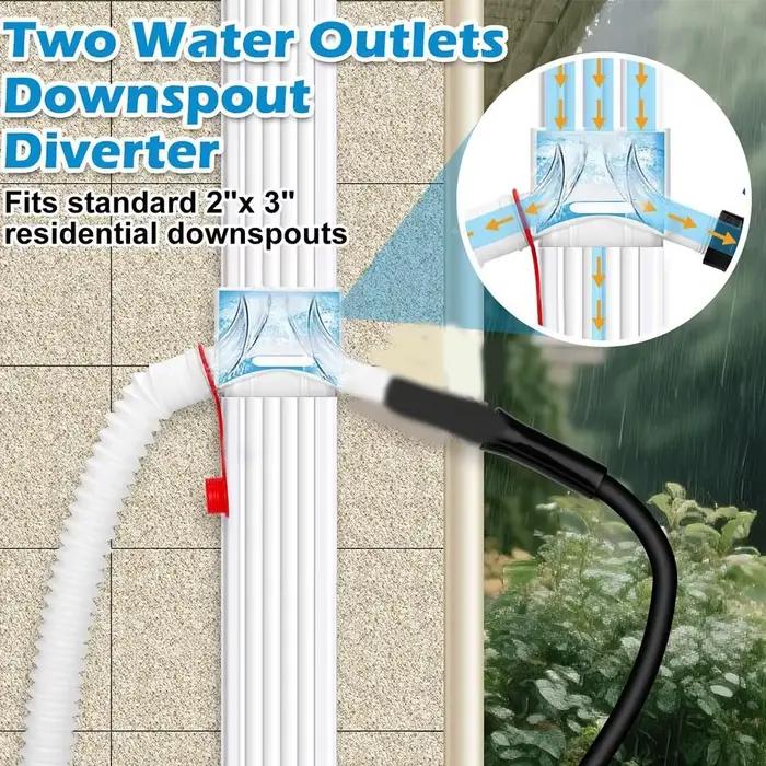 Avec deux sorties d'eau