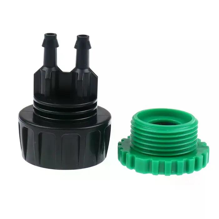 Connecteur d'eau de jardin en plastique 1/4" à 1/2" 3/4" femelle connecteur Y adaptateur de tuyau d'irrigation pour usage durable et facile à utiliser occasions de jardinage