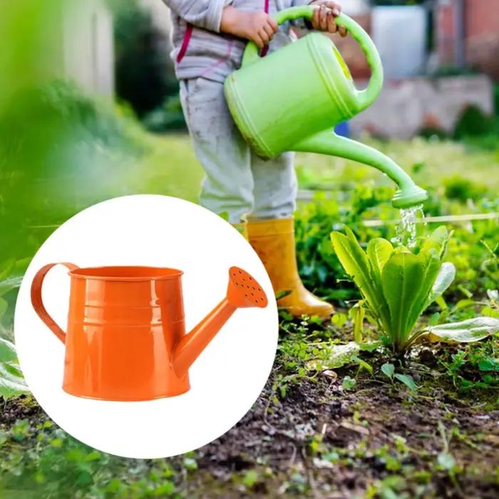 Arrosoir pour plantes d'intérieur et d'extérieur, outil de jardin de fleurs d'eau Orange domestique pour fleurs, ferme, ferme, cour, légumes