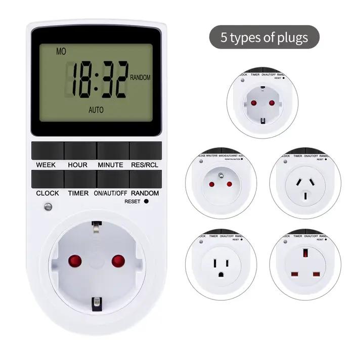 Minuterie électronique numérique LCD multifonctionnelle pour système d'arrosage 7 jours 12/24 heures programmable pour jardin terrasse serreUsageId123