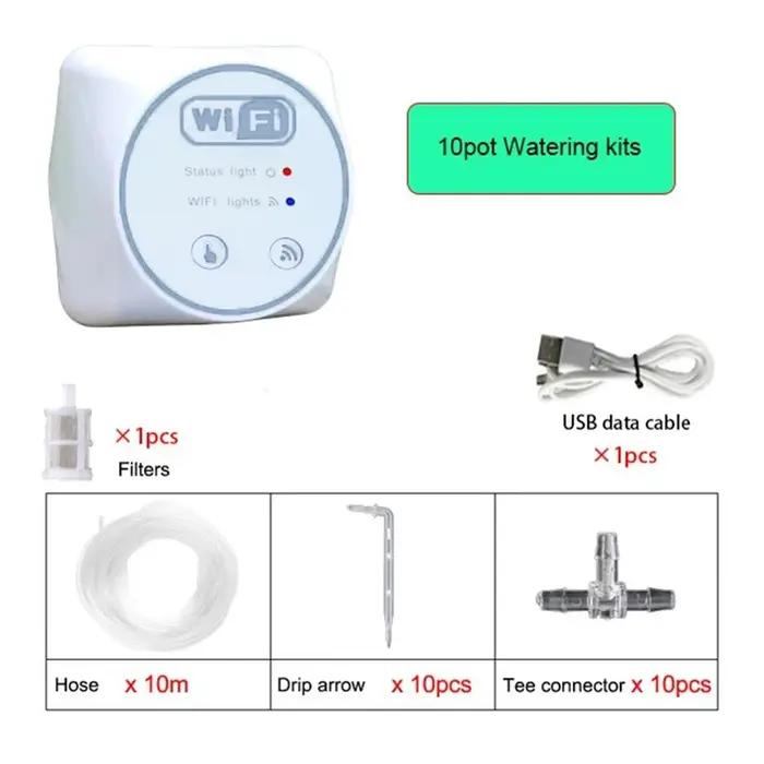 Wifi paresseux ensemble d'arrosage automatique goutte