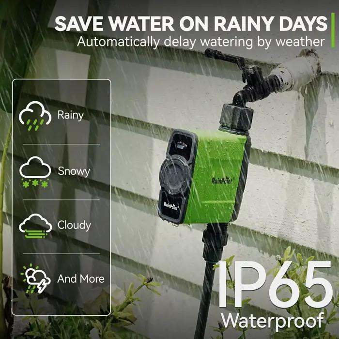 Programmateur d'arrosage automatique RainPoint pour tuyau d'arrosage