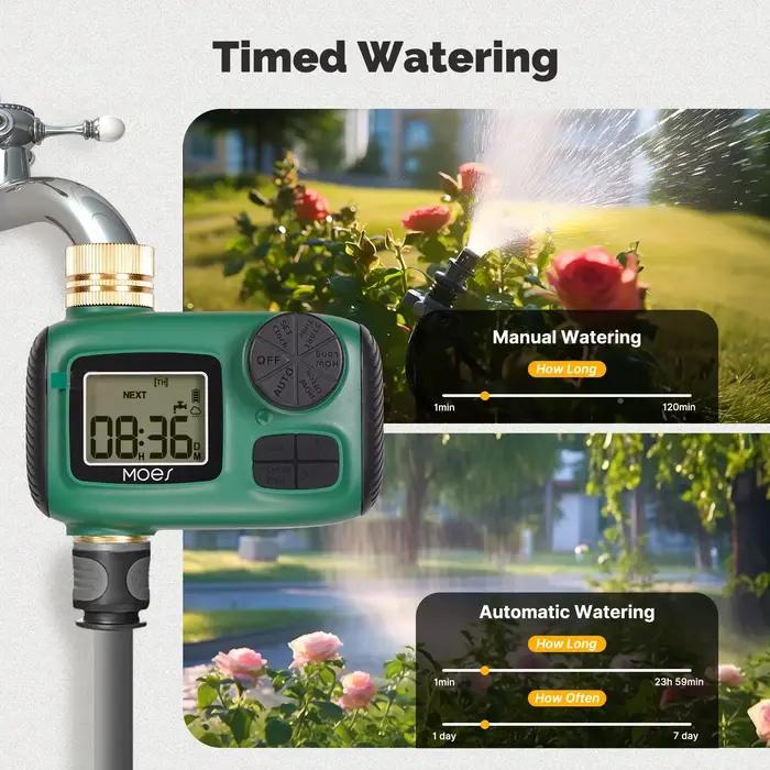 Minuterie d'eau à 1 sortie avec écran LCD