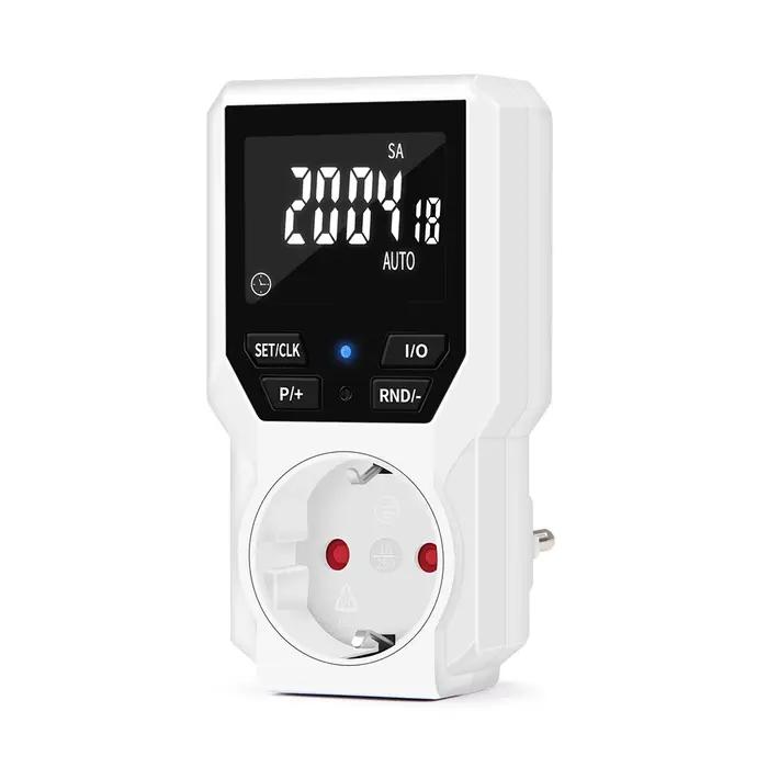 Minuterie numérique programmable UE Timing Socket Outlet Appliance Time Control pour automate domestique et sécurité maximale