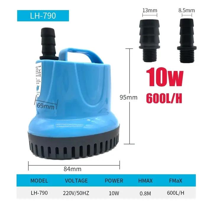 10/25/45/85W pompe à eau Submersible Aquarium