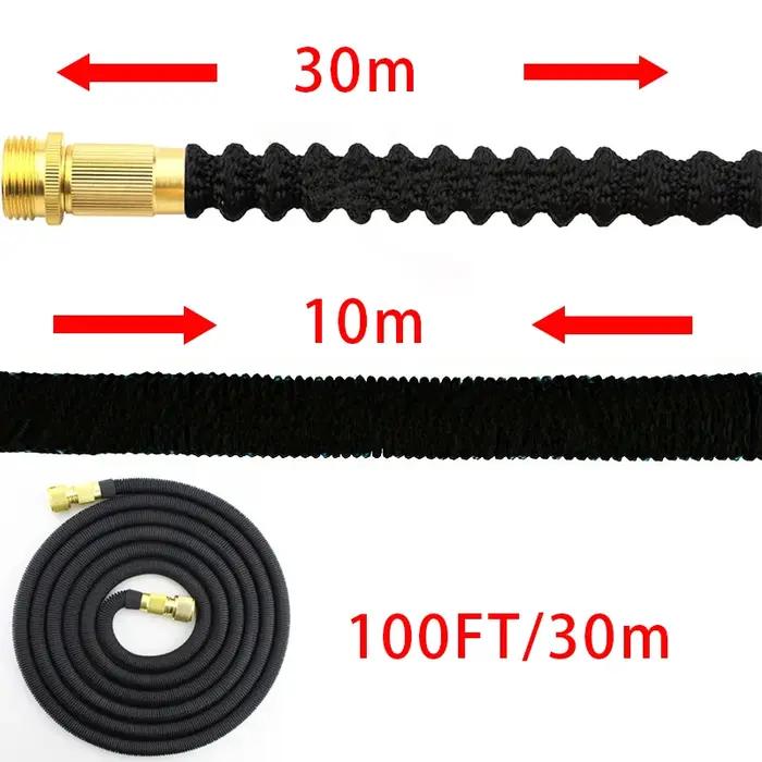 Tuyau d'arrosage extensible flexible avec joints en laiton massif pour jardin et patio occasions spéciales