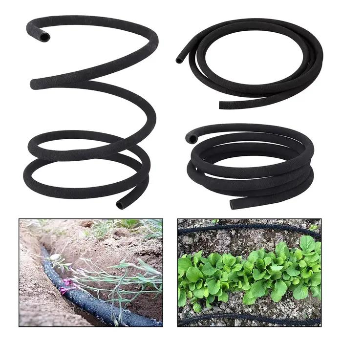 Tuyau d'irrigation goutte-à-goutte en plastique flexible 5m 10m pour jardinage économie d'eau et nutrition complète occassions spéciales