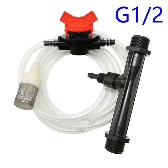 1/2 "3/4" 1 "système de fertilisation venturi d'irrigation engrais automatique injecteur d'engrais v