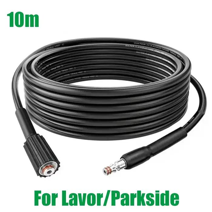 Tuyau haute pression 10m pour nettoyeur haute pression Parkside Lavor PHD, accessoires de lavage de