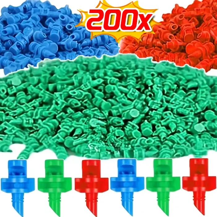 Micro-arroseur d'angle 90/180/360 degrés pour pulvérisation horticole, jardinage, pelouses et plantes de serre en polypropylène
