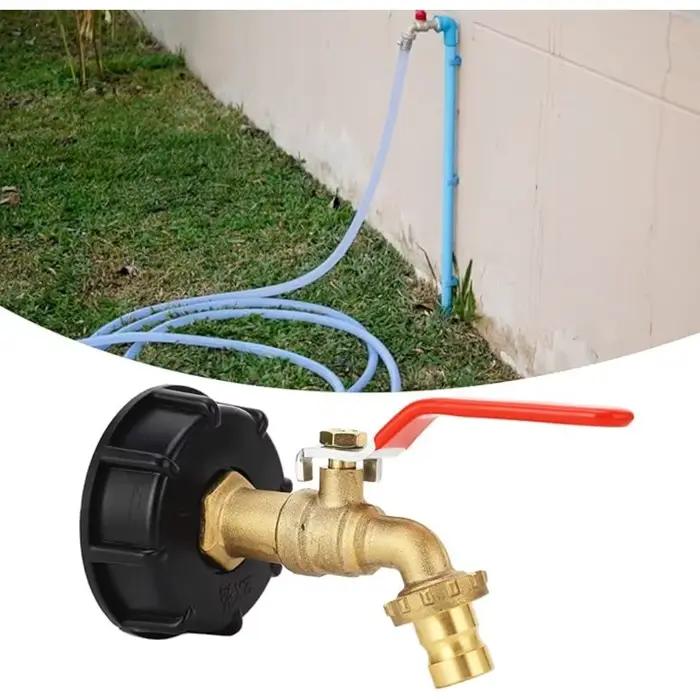 Adaptateur de robinet en laiton pour réservoir IBC
