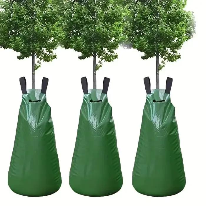 Sac d'arrosage d'arbres réutilisable de 20 gallons – Système d'égouttage d'irrigation à dégagement lent pour les soins de la pelouse et du jardin