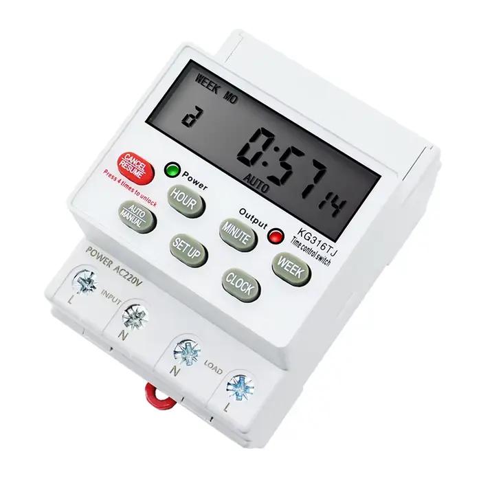 Minuterie numérique Programmable hebdomadaire