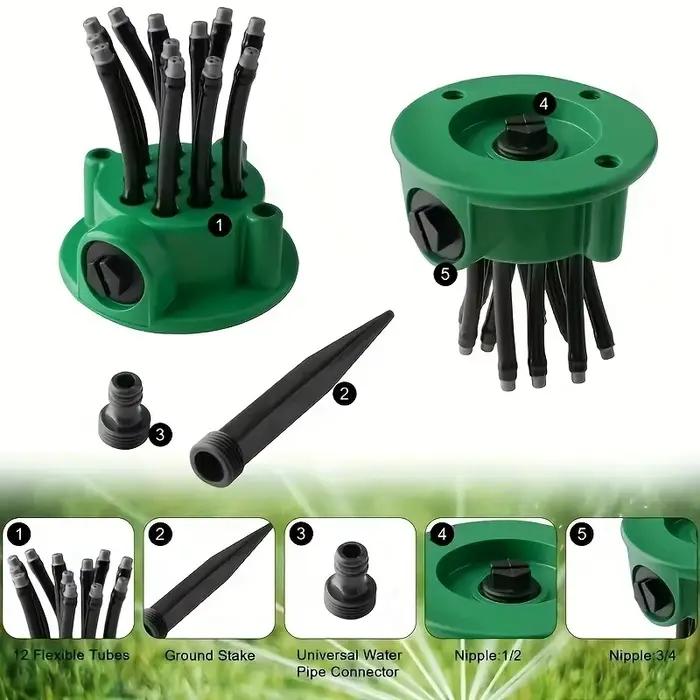 Arroseur de jardin automatique à 360 degrés