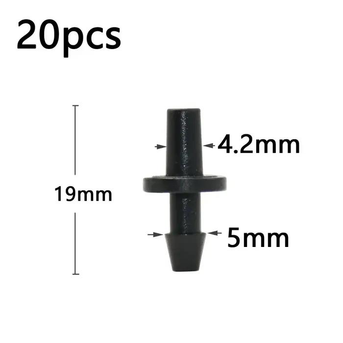 Kit d'irrigation goutte-à-goutte en plastique pour jardin, connecteur de tuyau d'eau à 2/4 voies, tubes 3/5mm et 4/7mm pour arrosage précis et efficace occasions de jardinage
