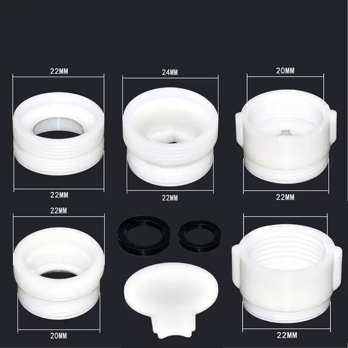 Adaptateur de robinet, connecteur de filetage ABS, Joints de robinet d'eau, purificateur d'eau, conv