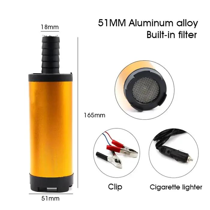 Pompe Submersible électrique Portable 12V 24V DC