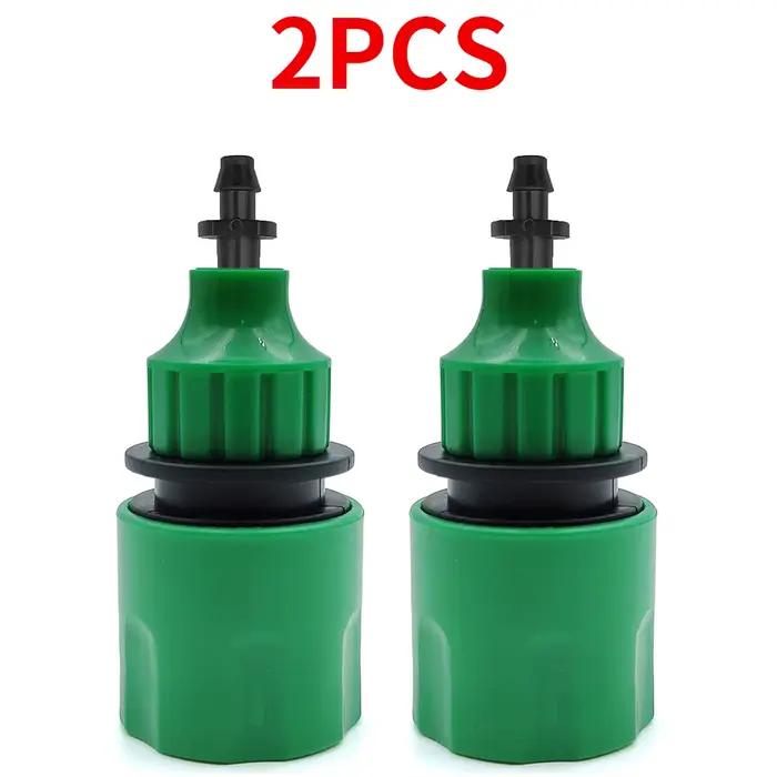 WUJIE 2 pièces adaptateur à raccord rapide avec connecteur barbelé 1/4 (ID 4mm) ou 3/8 pouces (8mm)