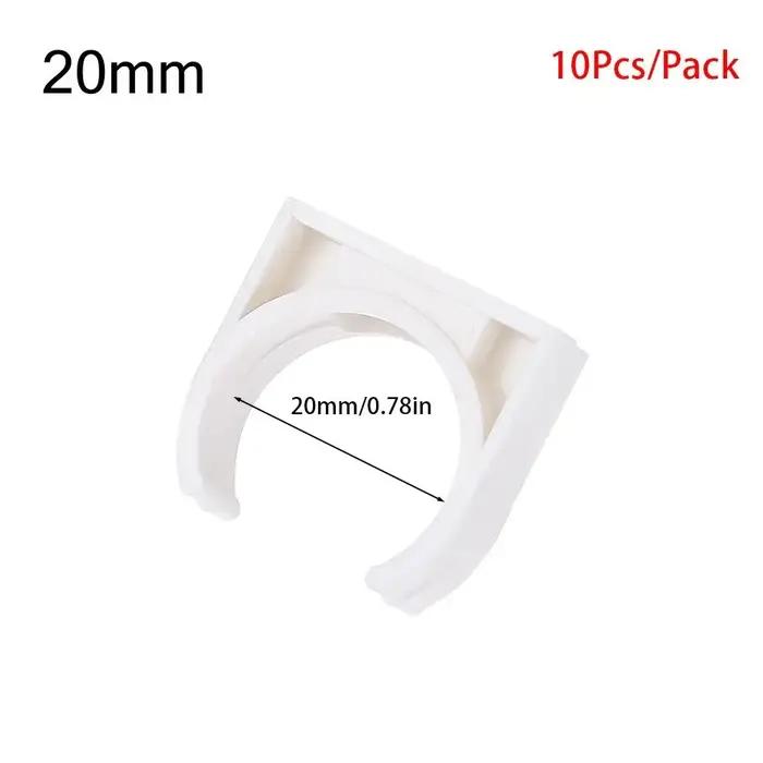Connecteur de serrage de tuyau en PVC, d'argile de jardin, aquarium, poisson précieux, adaptateur d'arrosage, raccords partenaires, 16mm, 20mm, 25mm, 32mm, 40mm, 50mm, 10 pièces