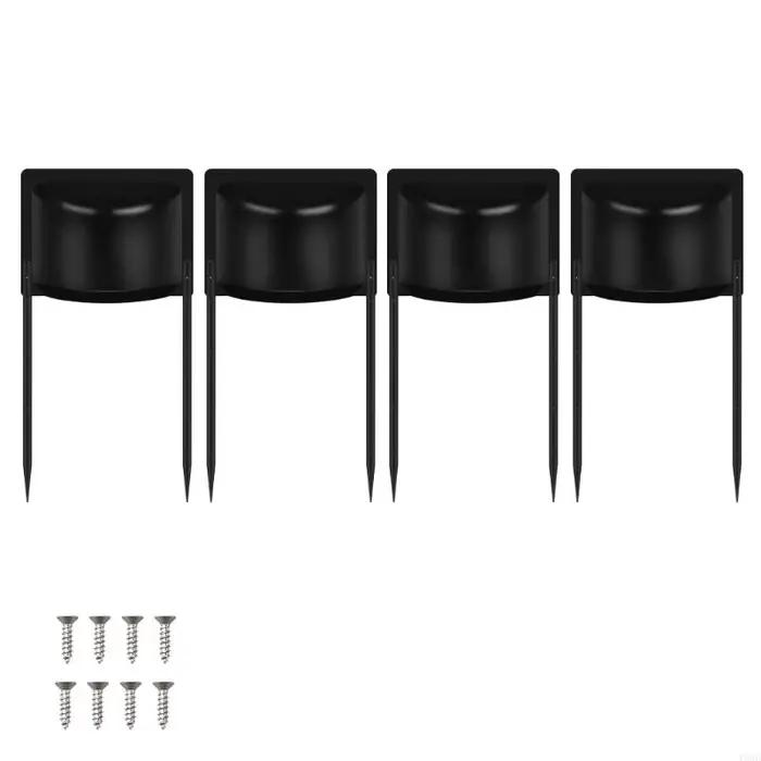 Ensemble 4 couvercles d'arrosage en plastique conçus pour arrosage entretien efficaces du jardin Y5G