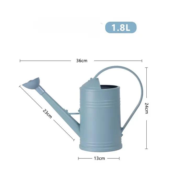 Arrosoir en métal pour plantes d'intérieur et extérieures avec tête de pulvérisation et poignée ergonomique pour un arrosage précis et confortable