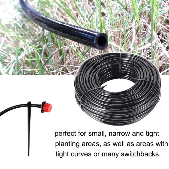 5M 4/7mm tuyau d'eau jardin Micro Irrigation goutte