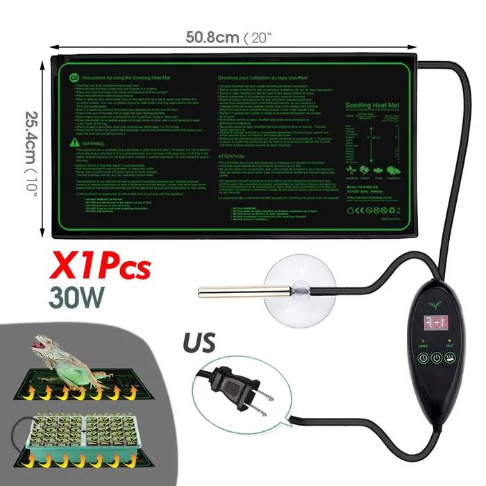 Plateaux de semis Boîte de germination avec chauffage 30W